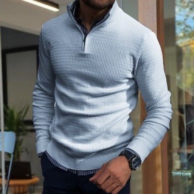 Heren poloshirt lange mouwen