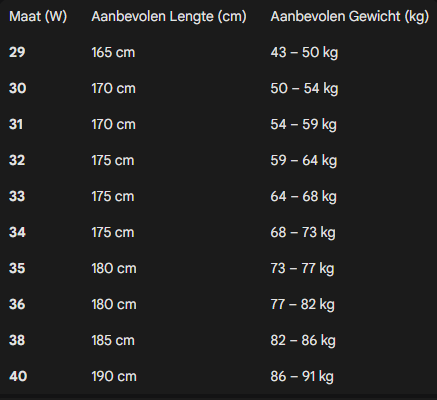 Heren pantalon met stretch