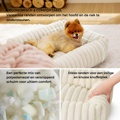 Orthopedisch Bolsterbed  – Perfect zowel voor hond als kat.